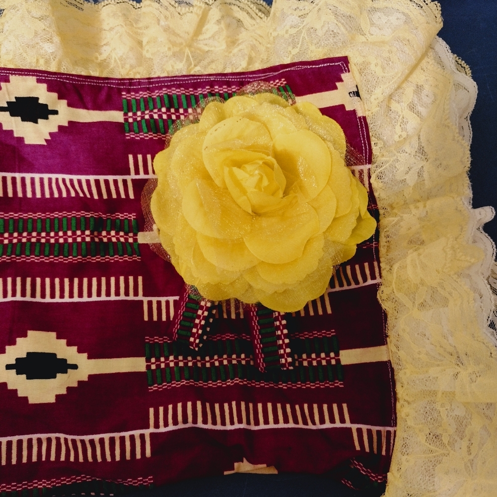 🌹Brooch and scarf set